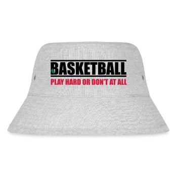 basketball_17 - Stanley/Stella Recycled Bucket Hat - heather grey - Front