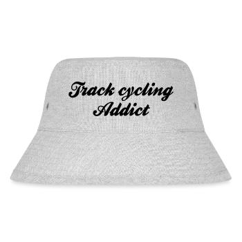 track cycling addict - Stanley/Stella recycelter Bucket Hat - Grau meliert - Vorne
