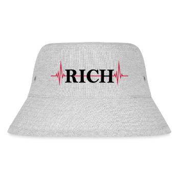 Logo Puls Riche - Bob recyclé Stanley/Stella - gris chiné - Devant
