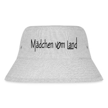 mädchen vom land - Stanley/Stella recycelter Bucket Hat - Grau meliert - Vorne