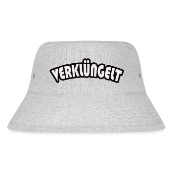 Verklüngelt T-Shirt Kater Bier Alkohol - Stanley/Stella recycelter Bucket Hat - Grau meliert - Vorne