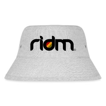 ridm logo - Stanley/Stella recycelter Bucket Hat - Grau meliert - Vorne