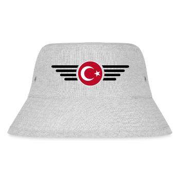 Turkey In-depth Cultural T-Shirt - Stanley/Stella Recycled Bucket Hat - heather grey - Front