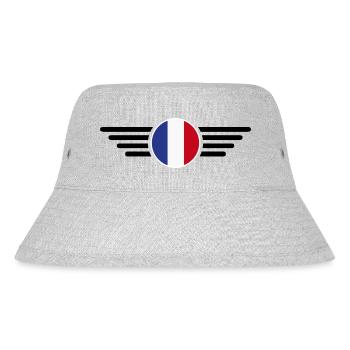 France Style T-Shirt - Stanley/Stella Recycled Bucket Hat - heather grey - Front