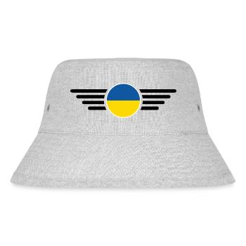 Ukraine Elegance T-Shirt - Stanley/Stella Recycled Bucket Hat - heather grey - Front