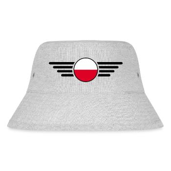 Poland Style T-Shirt - Stanley/Stella Recycled Bucket Hat - heather grey - Front