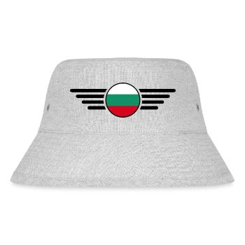 Bulgaria Style Design T-Shirt - Stanley/Stella Recycled Bucket Hat - heather grey - Front