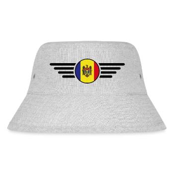 T-shirt design de style Moldavie - Bob recyclé Stanley/Stella - gris chiné - Devant