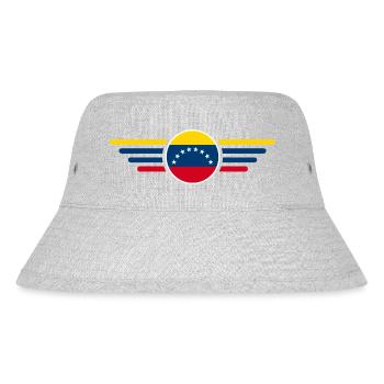 Venezuela Style Design T-Shirt - Bob recyclé Stanley/Stella - gris chiné - Devant