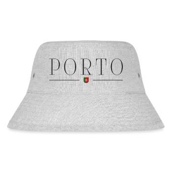 Porto, Portugal Style Design T-Shirt - Bob recyclé Stanley/Stella - gris chiné - Devant
