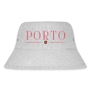Porto, Portugal Style Design T-Shirt - Bob recyclé Stanley/Stella - gris chiné - Devant