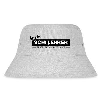 Après Ski Instructor Party Shirt - Stanley/Stella Recycled Bucket Hat - heather grey - Front
