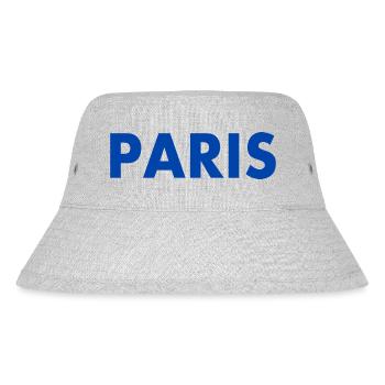 Paris - Stanley/Stella recycelter Bucket Hat - Grau meliert - Vorne