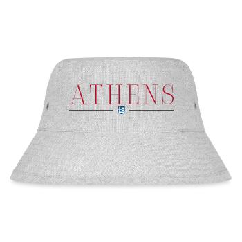 Athen, Griechenland Stil Design T-Shirt - Stanley/Stella recycelter Bucket Hat - Grau meliert - Vorne