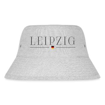 Leipzig, Deutschland Eleganz T-Shirt - Stanley/Stella recycelter Bucket Hat - Grau meliert - Vorne