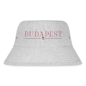 Budapest, Ungarn Stil Design T-Shirt - Stanley/Stella recycelter Bucket Hat - Grau meliert - Vorne