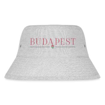 Budapest, Hungary Style Design T-Shirt - Stanley/Stella Recycled Bucket Hat - heather grey - Front