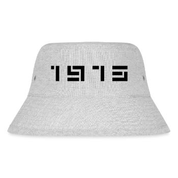 Geburtsjahr Geburtstag Born In - Made in 1973 - Stanley/Stella recycelter Bucket Hat - Grau meliert - Vorne