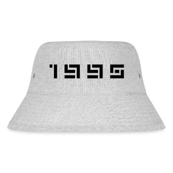 Geburtsjahr Geburtstag Born In - Made in 1995 - Stanley/Stella recycelter Bucket Hat - Grau meliert - Vorne
