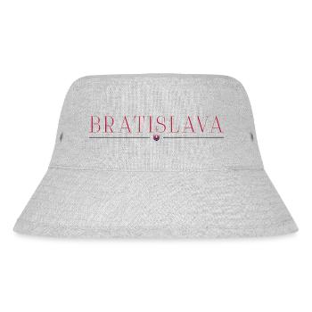 Bratislava, Slovakia Style Design T-Shirt - Stanley/Stella Recycled Bucket Hat - heather grey - Front