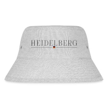Heidelberg, Germany Elegance Style Design T-Shir - Stanley/Stella Recycled Bucket Hat - heather grey - Front