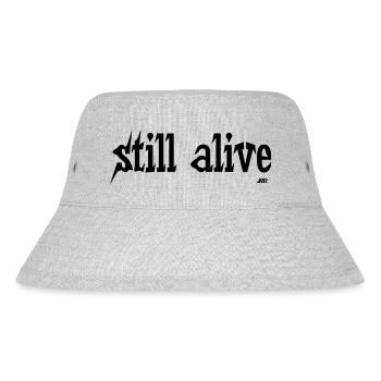 still alive - Stanley/Stella Recycled Bucket Hat - heather grey - Front
