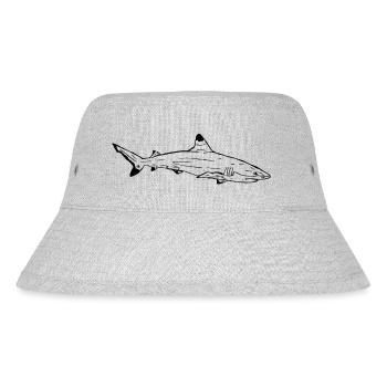 Hai - Stanley/Stella recycelter Bucket Hat - Grau meliert - Vorne