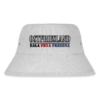 Ostfriesland - Eala Frya Fresena - Stanley/Stella recycelter Bucket Hat - Grau meliert - Vorne