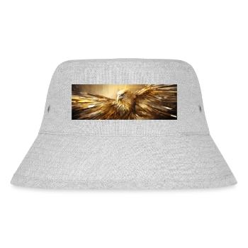 Golden eagle - Stanley/Stella Recycled Bucket Hat - heather grey - Front