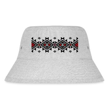 AMAZIGH BERBERE KABYLE Z AMAZIGH MOTIF KABYLE - Bob recyclé Stanley/Stella - gris chiné - Devant
