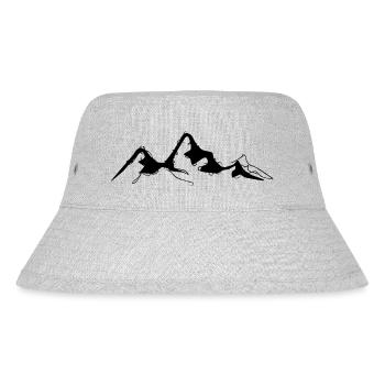 Berg - (28) - Stanley/Stella recycelter Bucket Hat - Grau meliert - Vorne