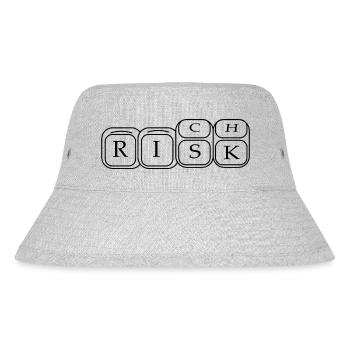 Dice Rich and Risk - Stanley/Stella Recycled Bucket Hat - heather grey - Front
