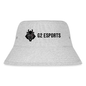 G2 Esports Logo Black Small - Stanley/Stella Recycled Bucket Hat - heather grey - Front