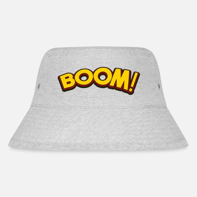 Dröhnen! - Stanley/Stella recycelter Bucket Hat - Grau meliert