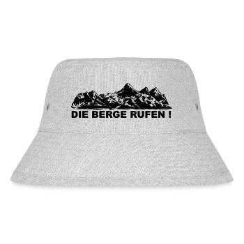 The mountains are calling - (4) - Stanley/Stella Recycled Bucket Hat - heather grey - Front