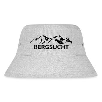 Bergsucht - (9) - Stanley/Stella recycelter Bucket Hat - Grau meliert - Vorne