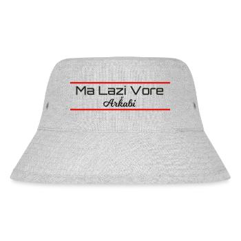 Arhavi Arkabi Lazca Lazisch T-Shirt - Stanley/Stella recycelter Bucket Hat - Grau meliert - Vorne