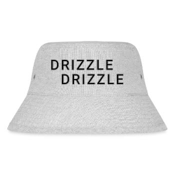 DRIZZLE DRIZZLE Soft Guy Era Viral TikTok Movement - Stanley/Stella recycelter Bucket Hat - Grau meliert - Vorne