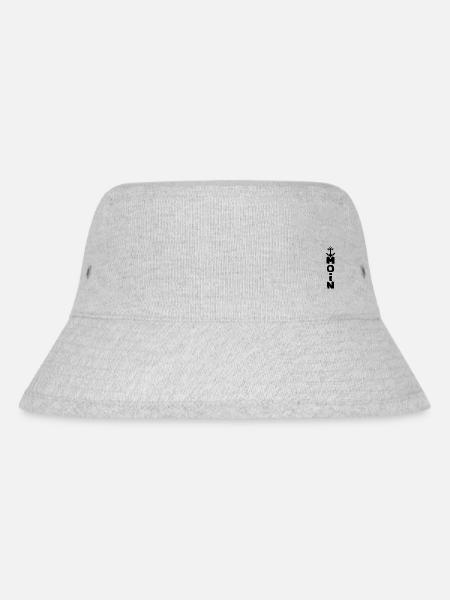 moin küstenstyle - Stanley/Stella recycelter Bucket Hat - Grau meliert