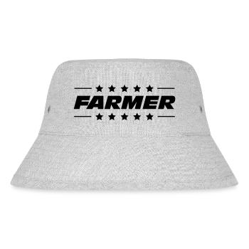 Farmer - Stanley/Stella recycelter Bucket Hat - Grau meliert - Vorne