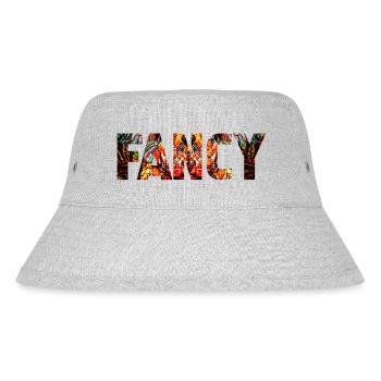 fancy bunt 2 - Stanley/Stella recycelter Bucket Hat - Grau meliert - Vorne