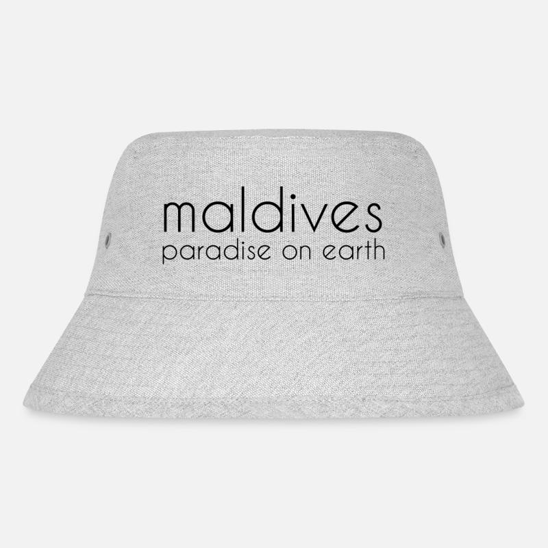 Maldives - Stanley/Stella Recycled Bucket Hat - heather grey