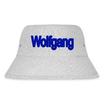 Wolfgang - Stanley/Stella recycelter Bucket Hat - Grau meliert - Vorne