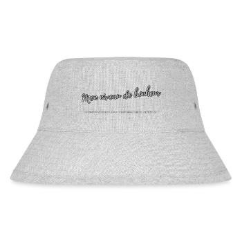 Grad der Zufriedenheit - Stanley/Stella recycelter Bucket Hat - Grau meliert - Vorne