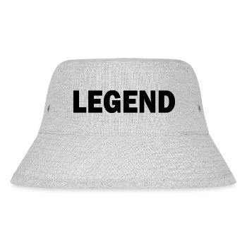 Legend - Stanley/Stella Recycled Bucket Hat - heather grey - Front
