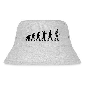 Roboter-Entwicklung - Stanley/Stella recycelter Bucket Hat - Grau meliert - Vorne