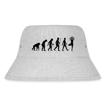 Evolution Yoga - Stanley/Stella recycelter Bucket Hat - Grau meliert - Vorne