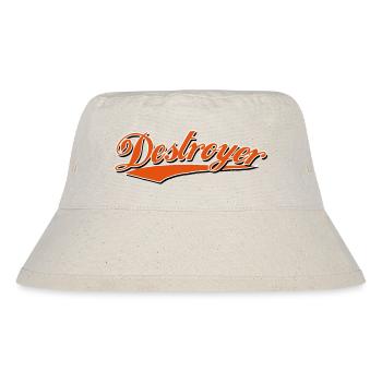 destroyer destroy zerstörer crash bandit - Stanley/Stella recycelter Bucket Hat - Naturweiß - Vorne