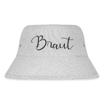 Braut - Stanley/Stella recycelter Bucket Hat - Grau meliert - Vorne