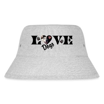 Love Dogs - Déclaration pour les fans de chiens - Bob recyclé Stanley/Stella - gris chiné - Devant